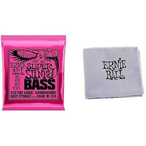 【セット買い】ERNIE BALL 2834 ベース弦 (45-100) SUPER SLINKY BASS スーパー…