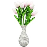 topixdeals 10pcs PU Stunningミニチューリップの花リアルタッチの休日、ウェディングホームパーティー装飾ギフト