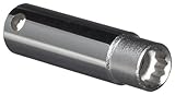 Martin BD1212 3/8 Type I Opening 3/8 Square Drive Socket 12 Points Deep 2-7/32 Overall Length Chrome