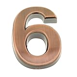 Baosity 便利　アドレス　番号札　数字　札　ルーム　プレート　ホーム　オフィス　住所番号　0-9選べる　ホテルの標識 - 色6