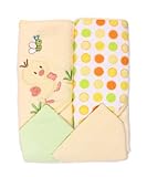 Spasilk Hooded Terry Bath Towel with Washcloths, Yellow Duck, 2-Count by Spasilk