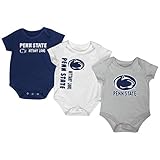 Penn State Universityクリーパー3パックベビースーツセット