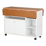 日本製 キッチンワゴン 作業台 キッチン収納 キャスター 折りたたみ カウンター ワゴン 台 食卓 ホワイト