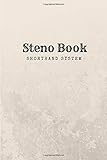 Steno Book Shorthand System: Steno Pitman Shorthand Writing Book For Teeline Shorthand Writing, Includes Date And Event On Each Page