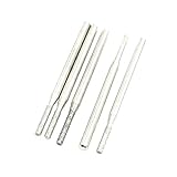 uxcell 研削ダイヤモンドビット 円筒形状 3mmシャンク径 研削工具 シルバートーン 5個入り