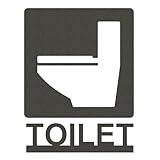 AllBright トイレサイン プレート ピクトサイン 立体 ピクトグラム ルームサイン ドアサイン マーク お手洗い 表示 洗面所 (トイレ)