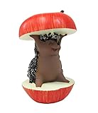 ガーデン オブジェ・置物 （ハリネズミ・りんご） EDC-0330