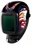 Sellstrom 24400FBA-611 America Titan Nylon Lightweight Welding Helmet with Impulse Magsense Shade 9-
