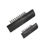 VORCOOL 2本の木の穀物のツールグレインパターンゴム塗装ツールDIY壁のペイントホームデコレーションの装飾用具