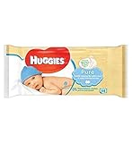 ハギーズの赤ちゃんは、純粋なシングル56Sを払拭します (Huggies) (x2) - Huggies Baby Wipes Pure Singles 56s (Pack of 2) [並行輸入品]