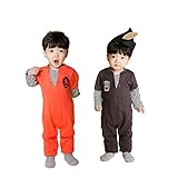 （ディゾン）dizoon 秋 ロンパース 男の子 女の子 子供服 長袖ロンパース 前開き 出産祝い ベビー服 ストライプ　73cm 85cm