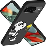 Google Pixel 7a 用 ケース スヌーピー キャラクター 可愛い スリムケース カメラレンズ全面保護 指紋防止 落下防止 超薄型 軽量 ミニマリスト スマホ保護カバー (Google Pixel 7a 用)