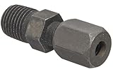 Eaton Weatherhead Carbon Steel Flareless 7000 Series Ermeto Tube Fitting, Male Connector, 1/8 NPT Ma