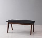 天然木ウォールナット　ダイニング　【Wyrd】ヴィールド/ベンチ 【ベンチ】ブラック【ﾉｰﾌﾞﾗﾝﾄﾞ品】