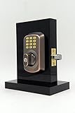 スマートフォン管理キーレスドアロック/ロックデッドボルト/スマートロック/キーパッド/ Oil Rubbed Bronze by SmartCode