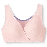 授乳対応脇流れサポートクロスオープンハーフトップ　　ピンク　サイズ:マタニティM