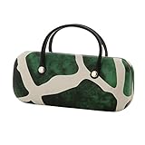 不二貿易 取っ手付き メガネケース キャトル グリーン 10449