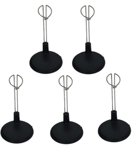 Amazon | CCP ドールスタンドA クロームメッキ 5本入 | フィギュア