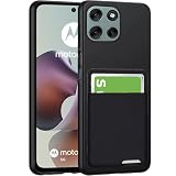 Skailuts 互換性のある moto g66j 5g 用のケース moto g66y 5g 用のケース 保護カバー 背面収納 耐衝撃 カード収納 薄型 軽量 TPU カバー ストラップホール付き 黄変防止 指紋防止 モトローラ g66j 5g スマホケース モトローラ g66y 5g スマホケース（ブラック）