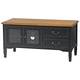 【送料無料】　【収納家具】　ブロカントシリーズ　テレビ台　小　ブラック