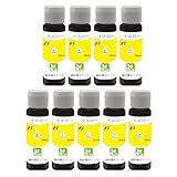 キャノン用 CANON用 詰め替え 互換インクYellowイエロー単色9本セットBC-365 / BC-366 BC-310 / BC-311 BC-345 / BC-346 BC-360 / BC-361 BC-340 / BC-341 BCI-19 BCI-6 BCI-3e PGI-1300XL PGI-2300等補充用インクボトル 充填インクyubang