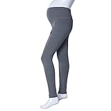 PinkseeスプリングコットンStrecthマタニティレギンスand Tight US サイズ: XX-Large(Asia) カラー: グレー