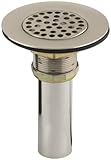 Kohler k-8807-bv Sink Strainer withテールピース、鮮やかなBrushed Bronze