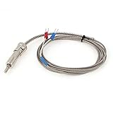 uxcell 熱電対 フォークターミナル サーモスタット フレキシブルスプリングセクション 1個入り