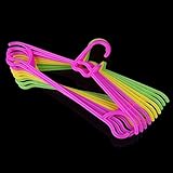 10ピース/ロット非スリッププラスチックハンガー子供子供幼児赤ちゃん服コートハンガーフック