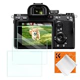 【三枚セット】K&F CONCEPT ガラスフィルム 対応キャノンR100 R10 保護フィルム 9H強化ガラス 耐衝撃 自動吸着 高透率 飛散防止 カメラ用保護フィルム スクリーンプロテクター