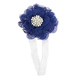 Domybest　ベビー ヘアバンド フラワー　キッズ 子供 カチューシャ 髪飾り ヘアアクセサリー　シフォン 女の子 新生児 赤ちゃん 出産祝い 内祝い お宮参り 誕生日 100日記念 こどもの日 