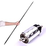 【手品 マジック】アピアリングケーン 金属製 鉄砲棒 伸縮棒 マジック ステッキ 舞台マジック道具 手品 道具 (110cm 黒)