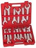 Pittsburgh 15 Piece Metric Service Wrench Set by Pittsburgh