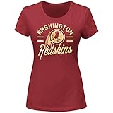 NFLワシントンレッドスキンズ女性のレッドスキンズuz7ティー、ダークガーネット、Large