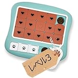 YEPPUPPY 犬用ステップ式ノーズワークパズルおもちゃ (レッド)