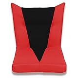 URBAN 日本製 ビッグデルタソファ レッド/ブラック 代引不可