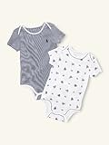 【並行輸入】RALPH LAUREN(ラルフローレン) ベビー半袖ボディ-スーツ2枚セット 9m（70サイズ）
