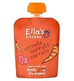 Ella's Kitchen Carrots Carrots Carrots Stage 1 from 4 Months 70g (Pack of 2) - エラのキッチンニンジンニンジンニンジンステ