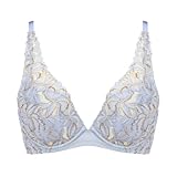 [トリンプ] 天使のブラ(R) スリムライン582 ブラジャー M007(ブルー) E80サイズ