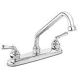 Belanger 21465W Kitchen Sink Faucet with Low-Arc Spout and 2-Handles, Polished Chrome by Keeney Manu