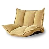 (DORIS) ソファー 1人掛け ローソファ 【バーニーズ1P ベージュ】 背もたれ42段階リクライニング 座椅子