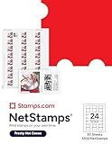 Netstamps | Stamps.com購読印刷用空白郵便ラベル|親FBM(フロスティホットココア、50パック)