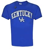 University of Kentucky Wildcats UKバスケットボールKentuckyアーチTシャツ半袖ブルー US サイズ: L