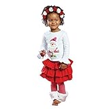 Mud Pie Little Girls ' Santa Babyスカートセットby Mud Pie