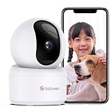 Galayou 300万画素ネットワークカメラ 24時間全日録画 2K防犯カメラ ペットカメラ 360度監視カメラ屋内用 ベビー老人子供ペッ