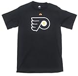 マジェスティックPhiladelphia FlyersブラックPrimaryロゴTシャツ M