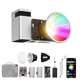 【Zhiyun 正規品】Zhiyun X60 RGB Pro LED ビデオライト,60W LED 写真撮影ライト 2700K-6500K サポート Bluetooth スタジオビデオ、Vlogging