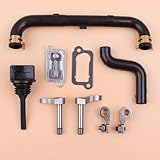 kxptso 時間 ホンダGX25 GX25N GX25NT FG110 HHT25S 4ストローク小型エンジンブラシカッター用バルブリフターロッカーバルブアームフューエルホースオイルキャップセット