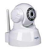 TENVIS HD 100万画素 ネットワークカメラ 屋内ワイヤレス IPカメラ ベビーモニター 暗視対応・遠隔操作可能 QRコード ◇JPT3815W-HD (ホワイト)