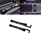 に適用 トヨタ セリカ ZZT230 ZZT231 2000年8月～現行 車 隙間クッション 便利グッズ 小物落下防止 シート隙間埋めクッション 運転席/助手席 コンソール 車 隙間埋め シートクッション 取り付けが簡単 車用品(ブラック)